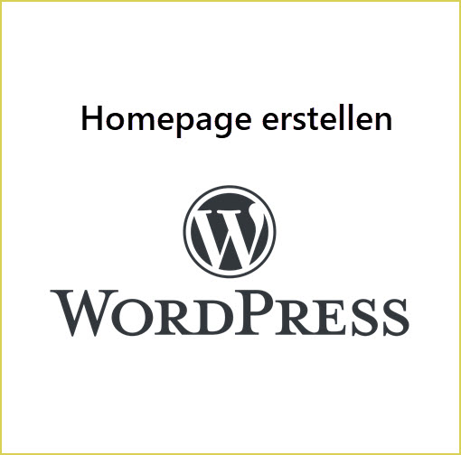 WordPress-homepage-erstellen